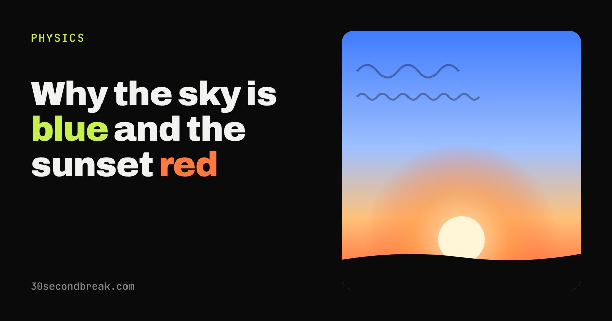 A sun setting over dark hills in a sky that fades from blue overhead to orange at the horizon