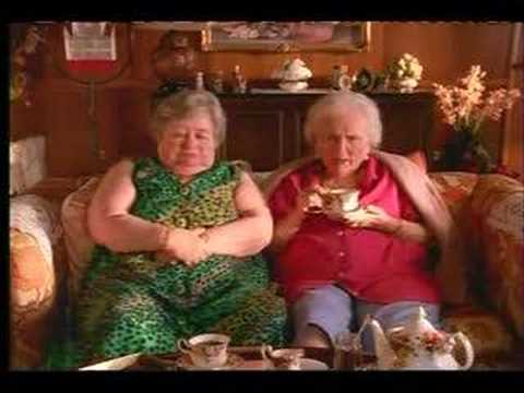 Old lady motorcycle commercial