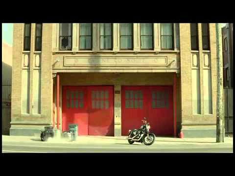 Funny Harley Davidson MotorcycleTV Commercial Advertisement for H-D Motorbike and Tough Guy Biker