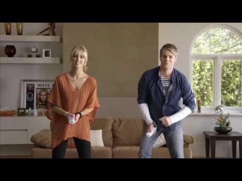 Delta Goodrem and Brian McFadden Wii Sports Commercial